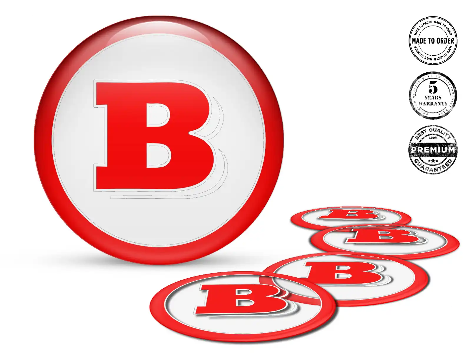 Brabus Gewölbtes Sticker Logo Stellar Surge Limited